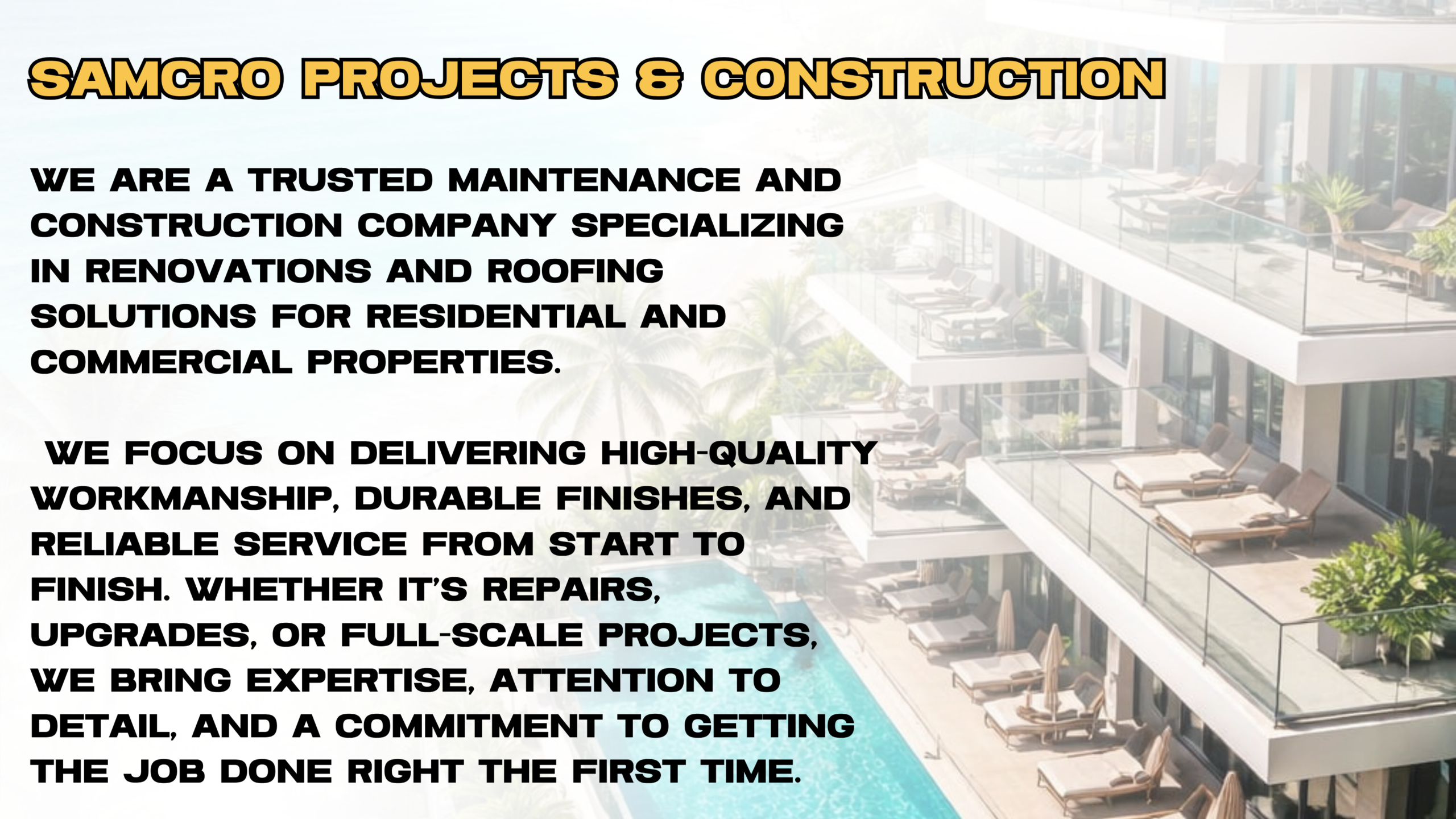 Roofing and Construction KZN South Coast roofing and construction services across South Coast KZN