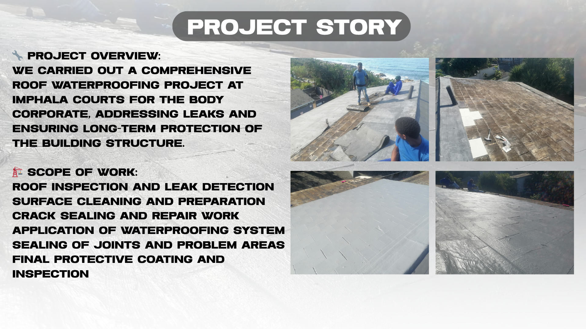 Roofing KZN roofing and construction services across South Coast KZN